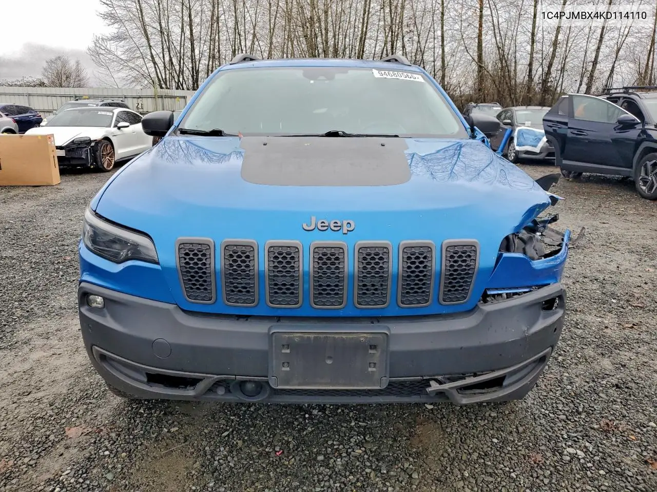 1C4PJMBX4KD114110 2019 Jeep Cherokee Trailhawk