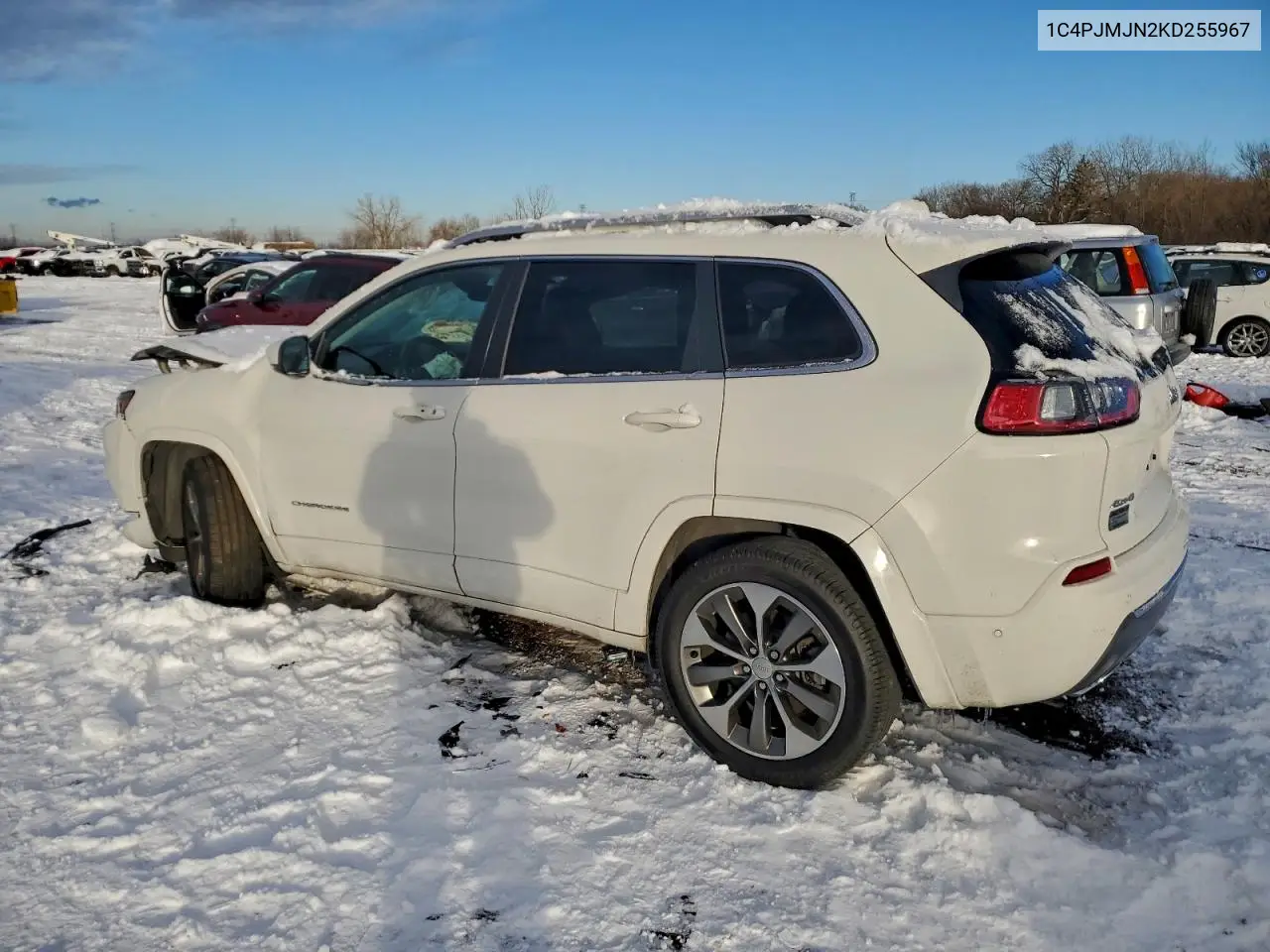 1C4PJMJN2KD255967 2019 Jeep Cherokee Overland