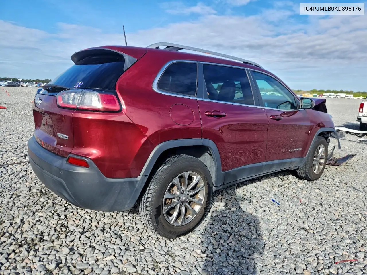 1C4PJMLB0KD398175 2019 Jeep Cherokee Latitude Plus