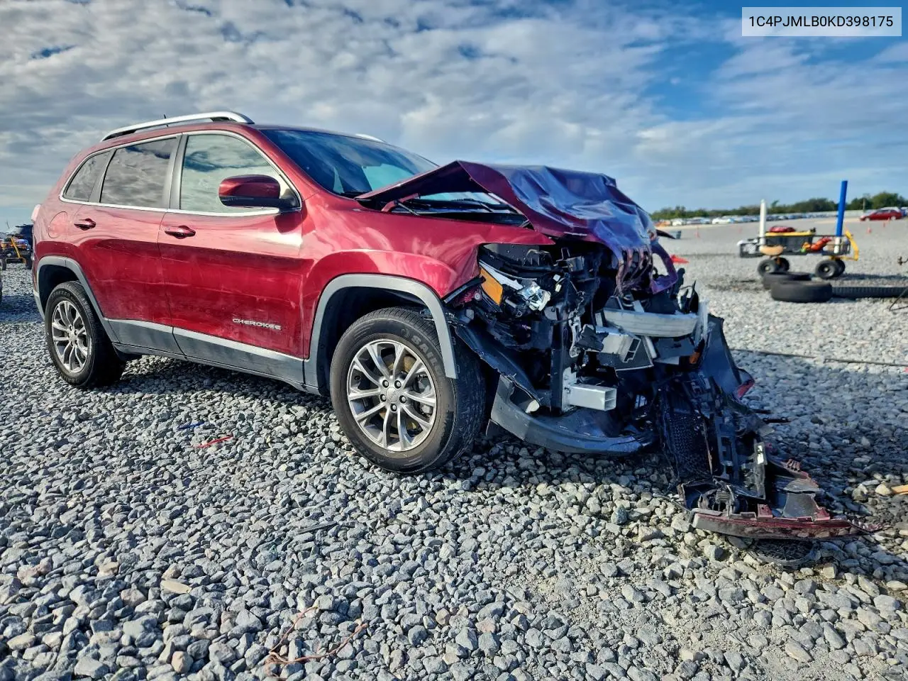 1C4PJMLB0KD398175 2019 Jeep Cherokee Latitude Plus