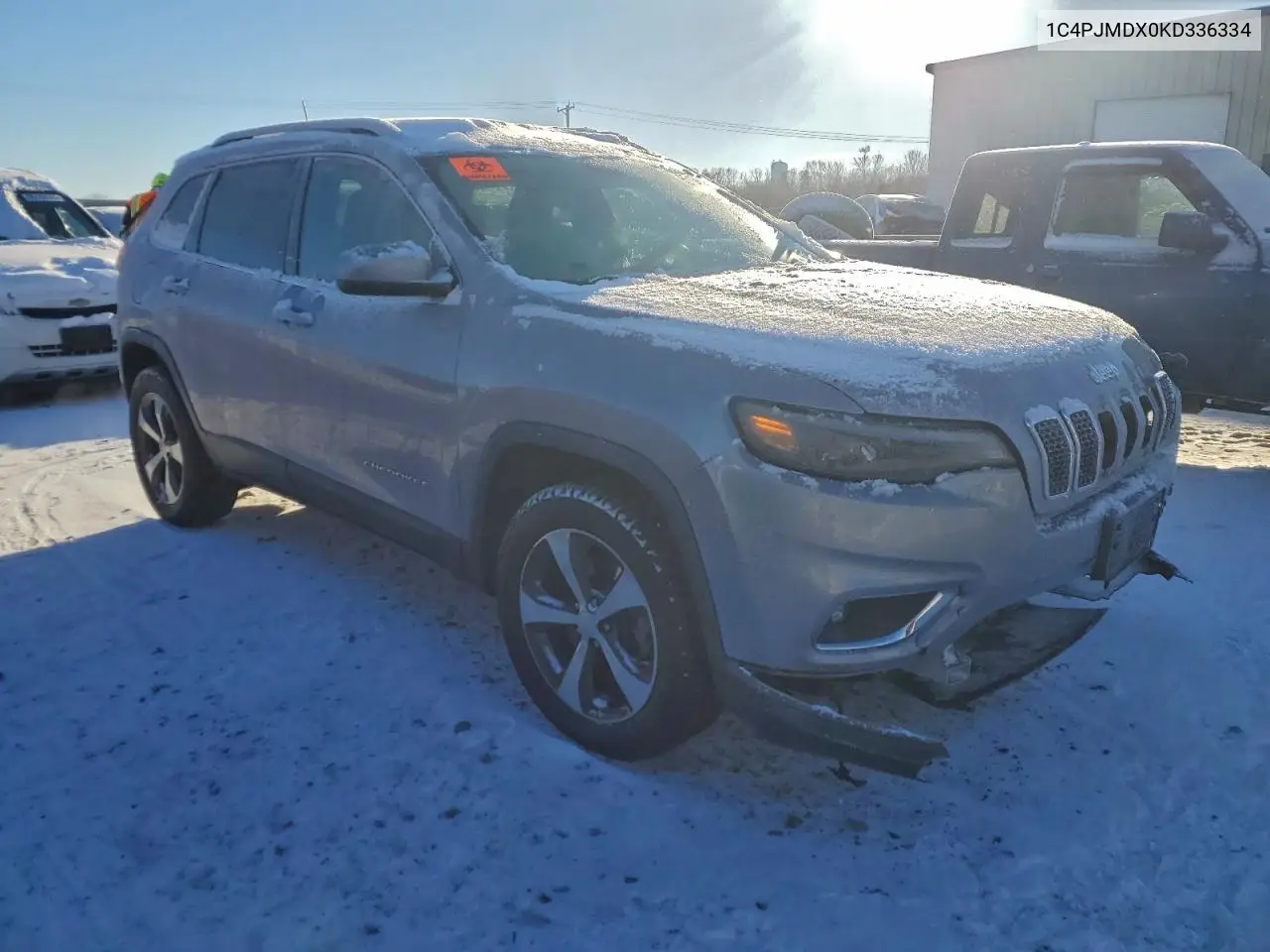 1C4PJMDX0KD336334 2019 Jeep Cherokee Limited
