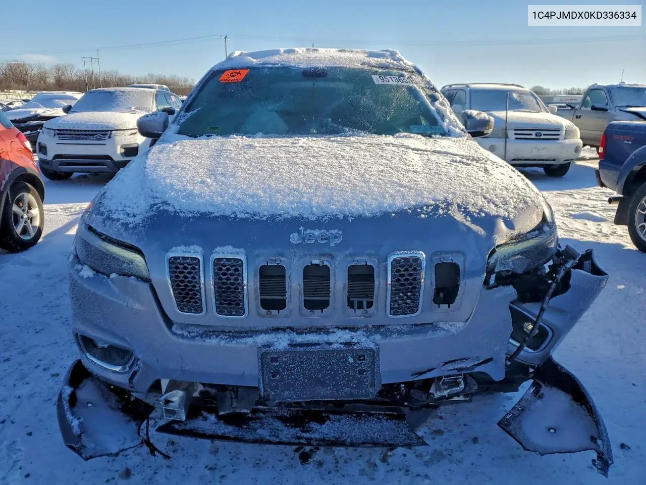 1C4PJMDX0KD336334 2019 Jeep Cherokee Limited