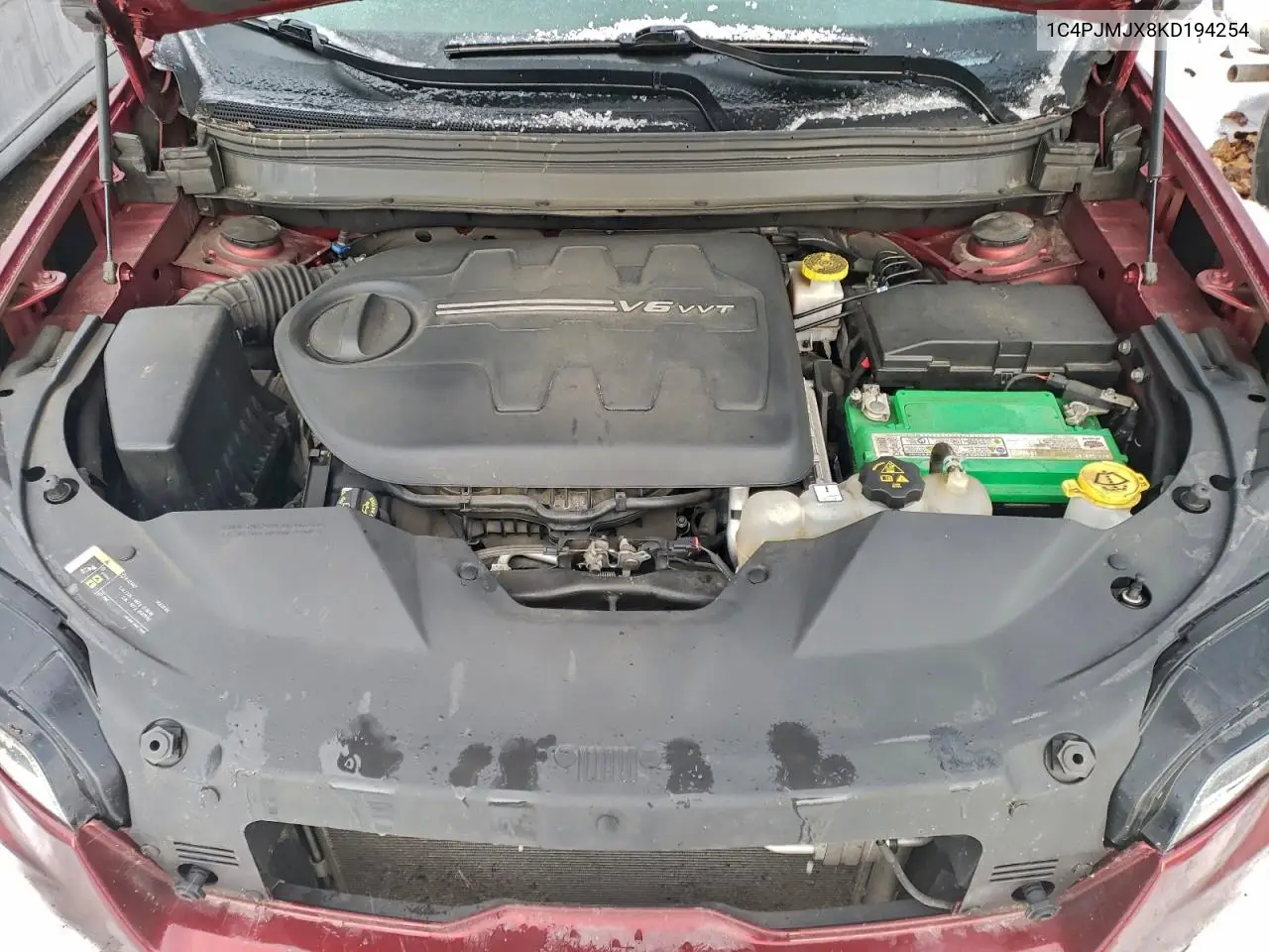 1C4PJMJX8KD194254 2019 Jeep Cherokee Overland