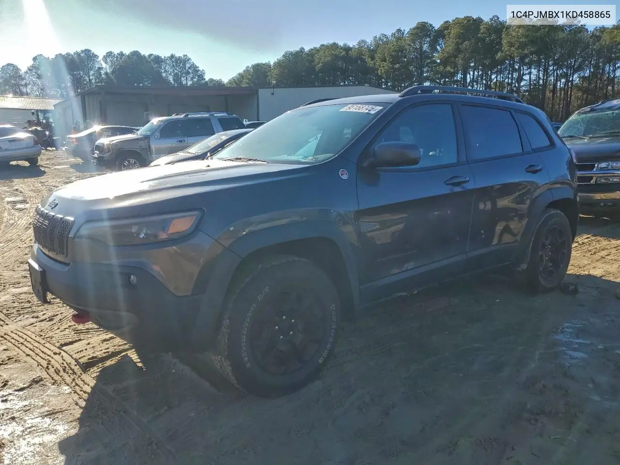 1C4PJMBX1KD458865 2019 Jeep Cherokee Trailhawk