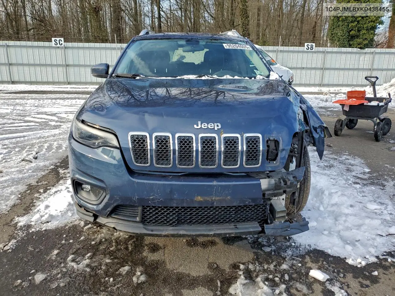 1C4PJMLBXKD438455 2019 Jeep Cherokee Latitude Plus