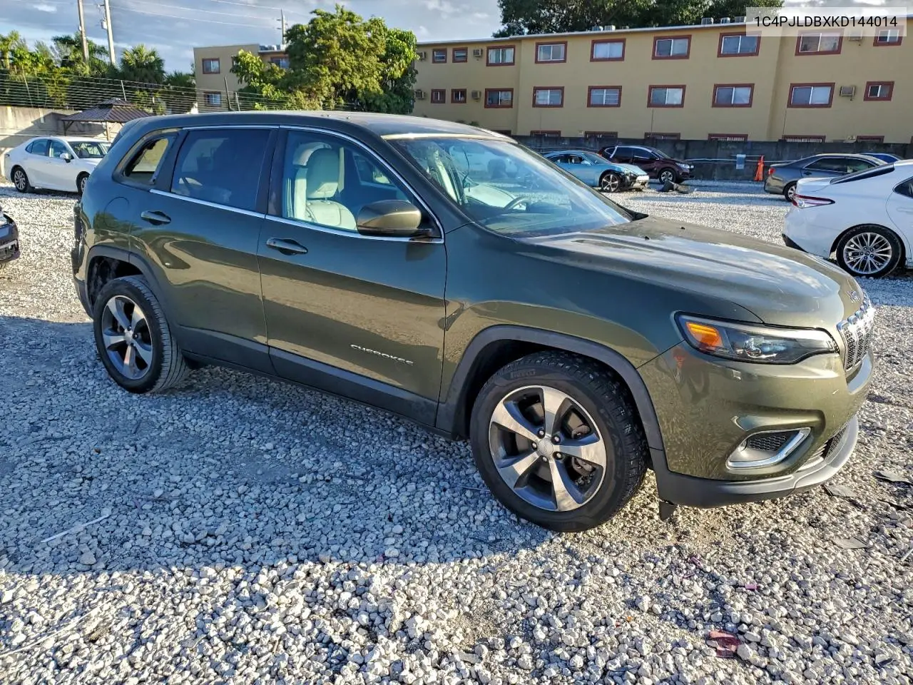 1C4PJLDBXKD144014 2019 Jeep Cherokee Limited