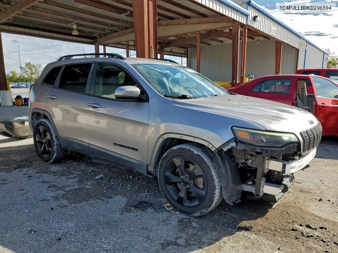 1C4PJLLB0KD296594 2019 Jeep Cherokee Latitude Plus