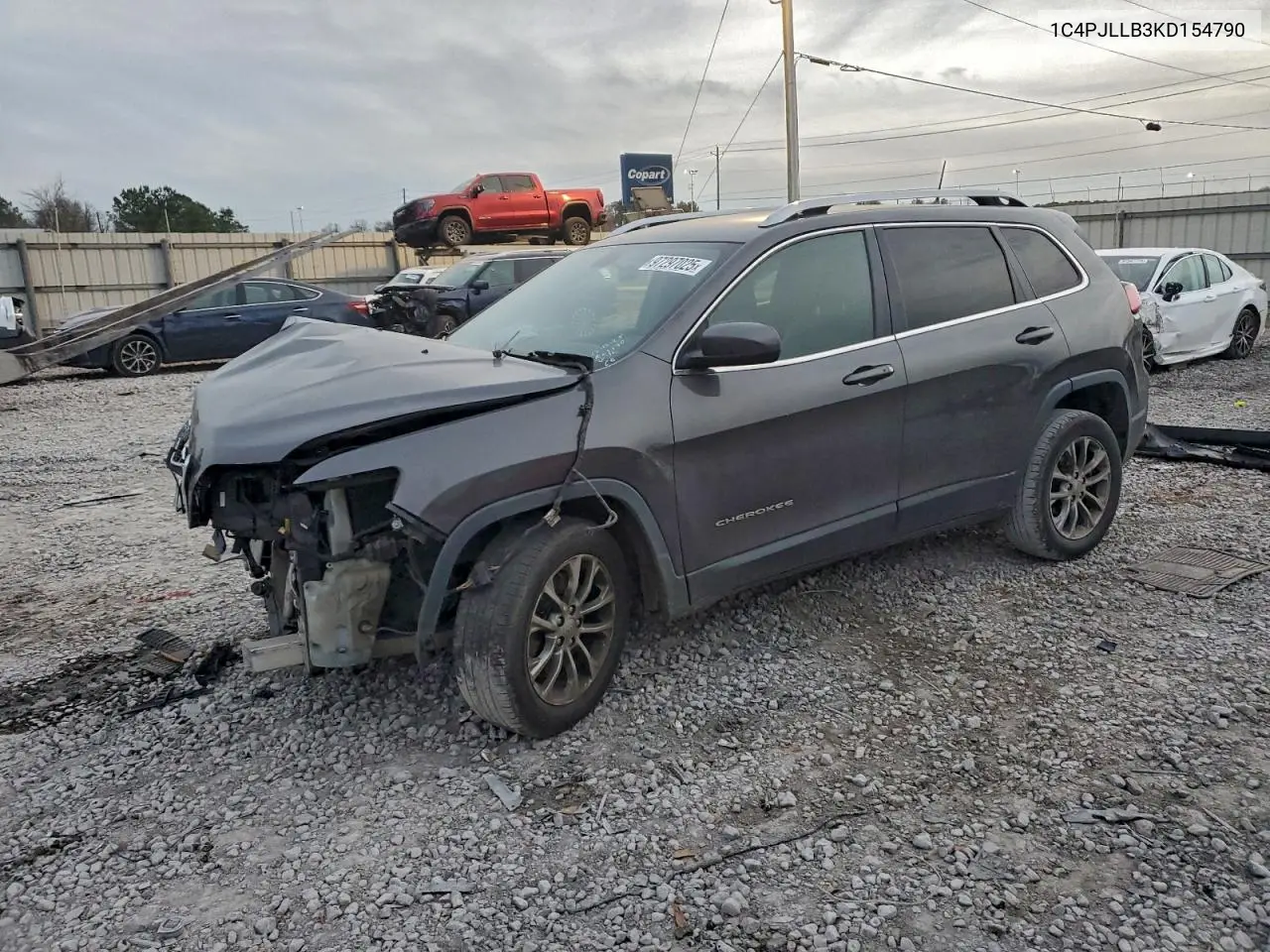 1C4PJLLB3KD154790 2019 Jeep Cherokee Latitude Plus