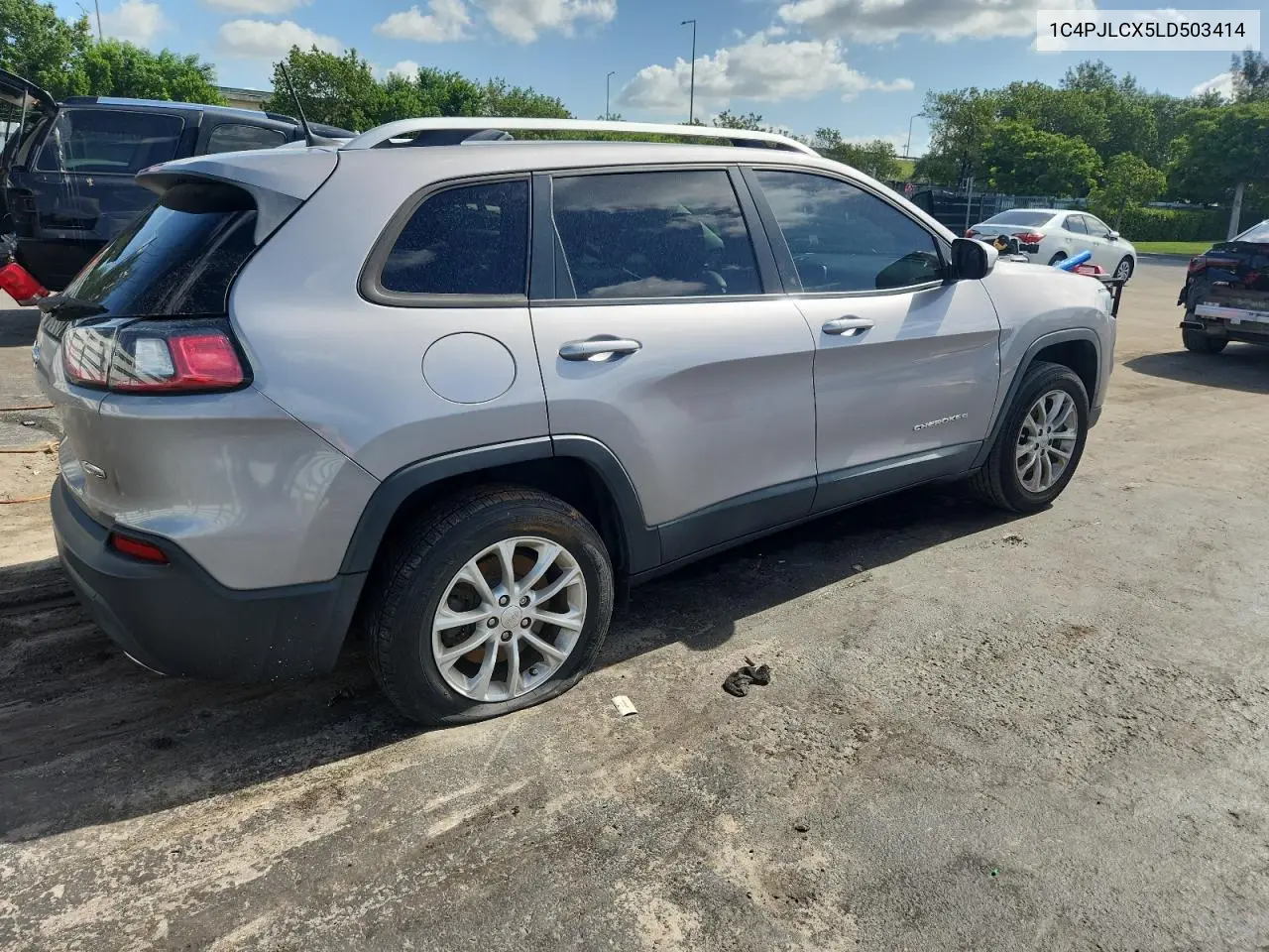 1C4PJLCX5LD503414 2020 Jeep Cherokee Latitude