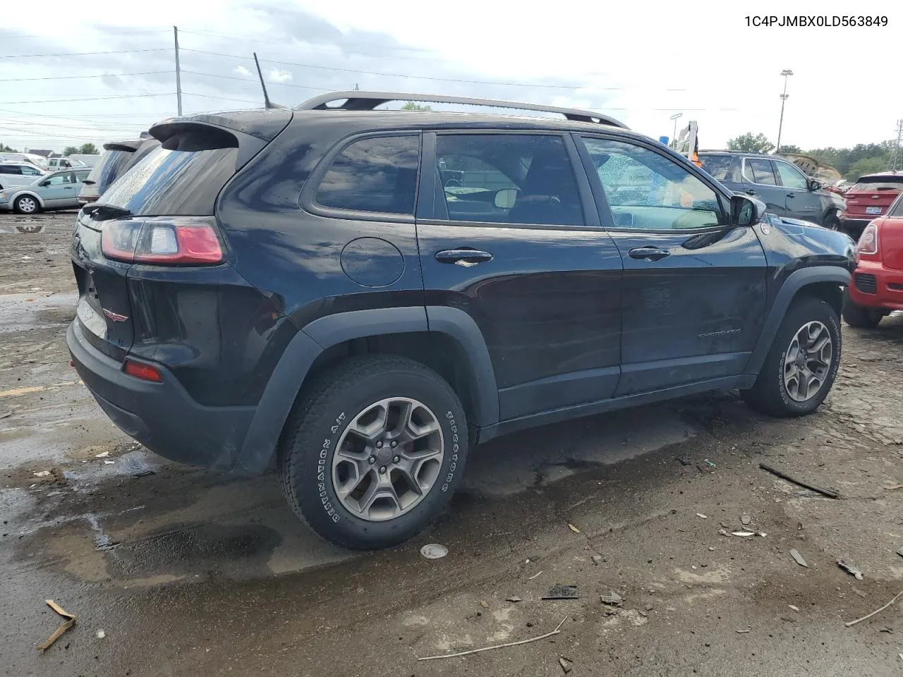 2020 Jeep Cherokee Trailhawk VIN: 1C4PJMBX0LD563849 Lot: 69387354