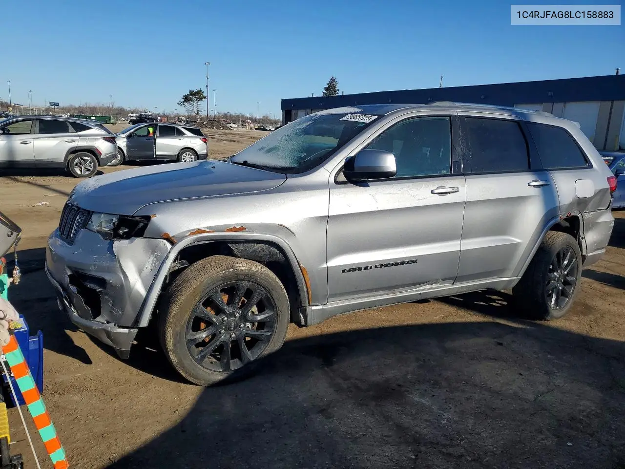1C4RJFAG8LC158883 2020 Jeep Grand Cherokee Laredo