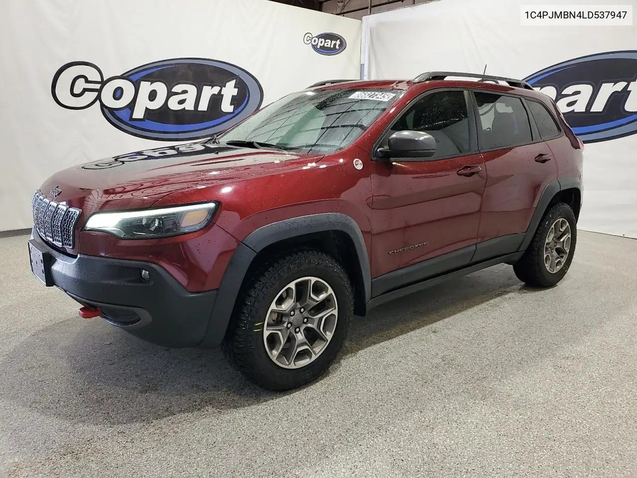 1C4PJMBN4LD537947 2020 Jeep Cherokee Trailhawk