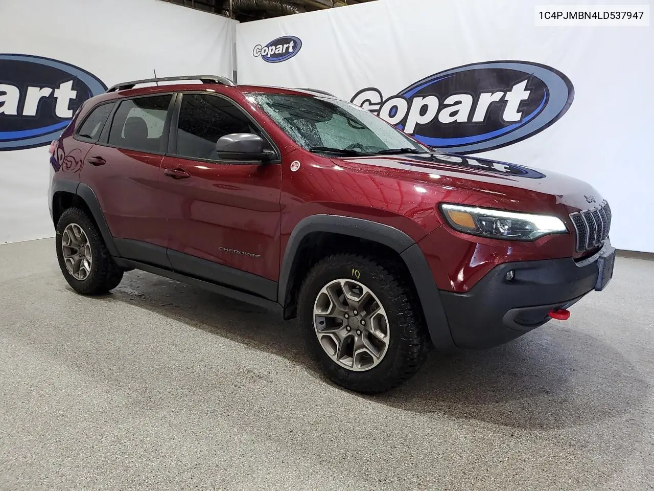 1C4PJMBN4LD537947 2020 Jeep Cherokee Trailhawk