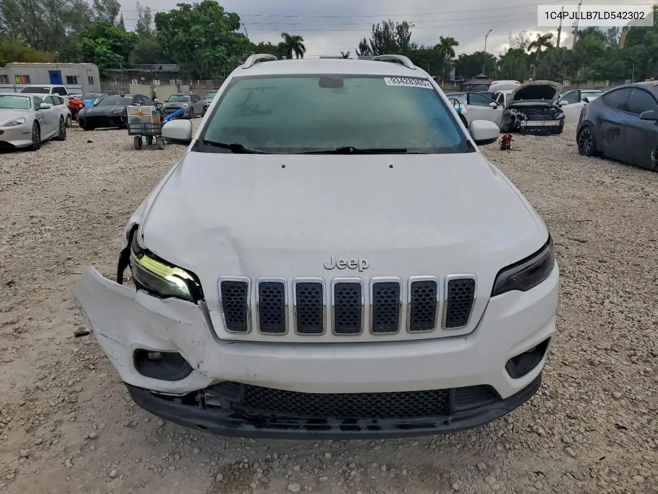 1C4PJLLB7LD542302 2020 Jeep Cherokee Latitude Plus