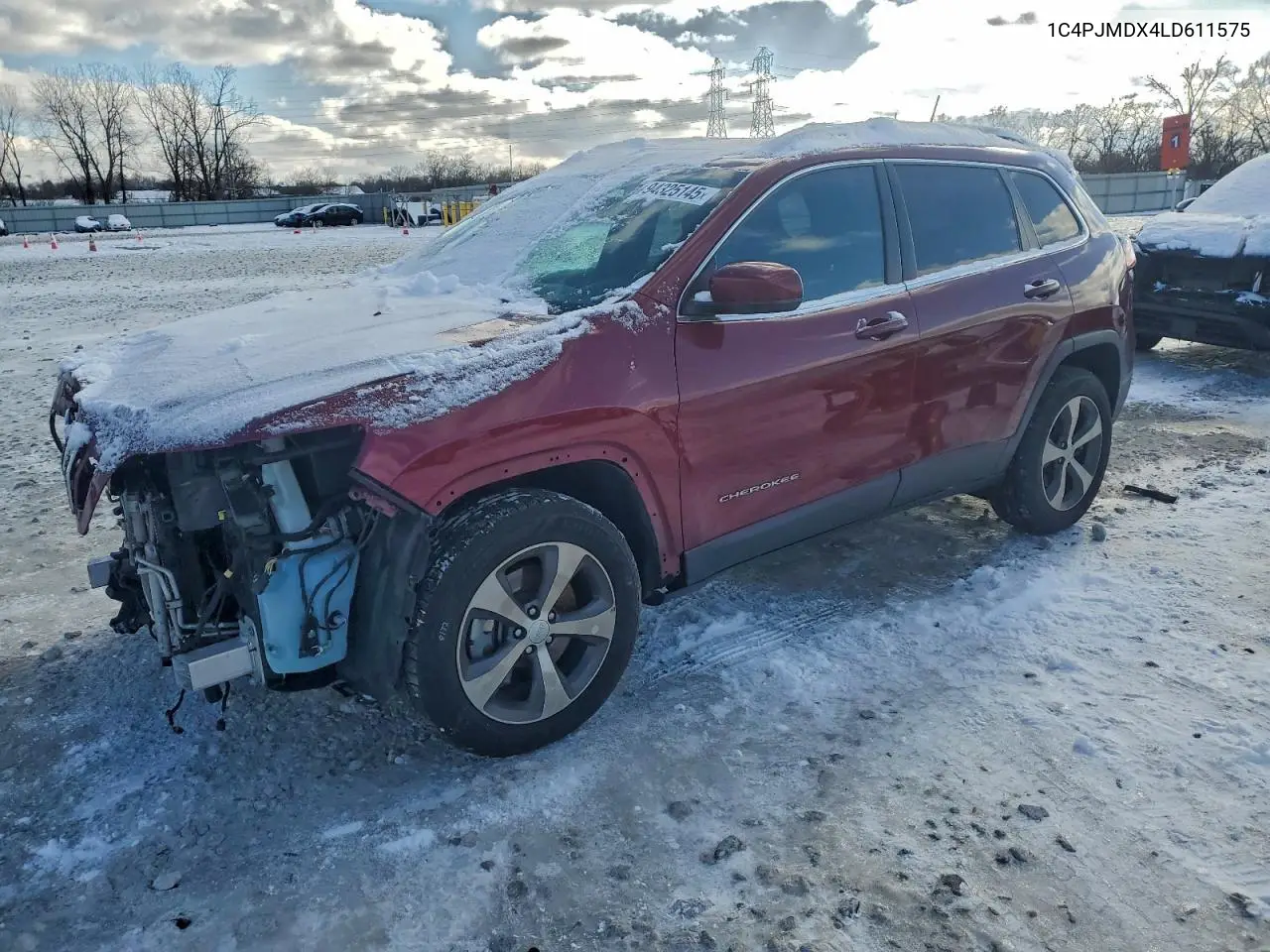 1C4PJMDX4LD611575 2020 Jeep Cherokee Limited