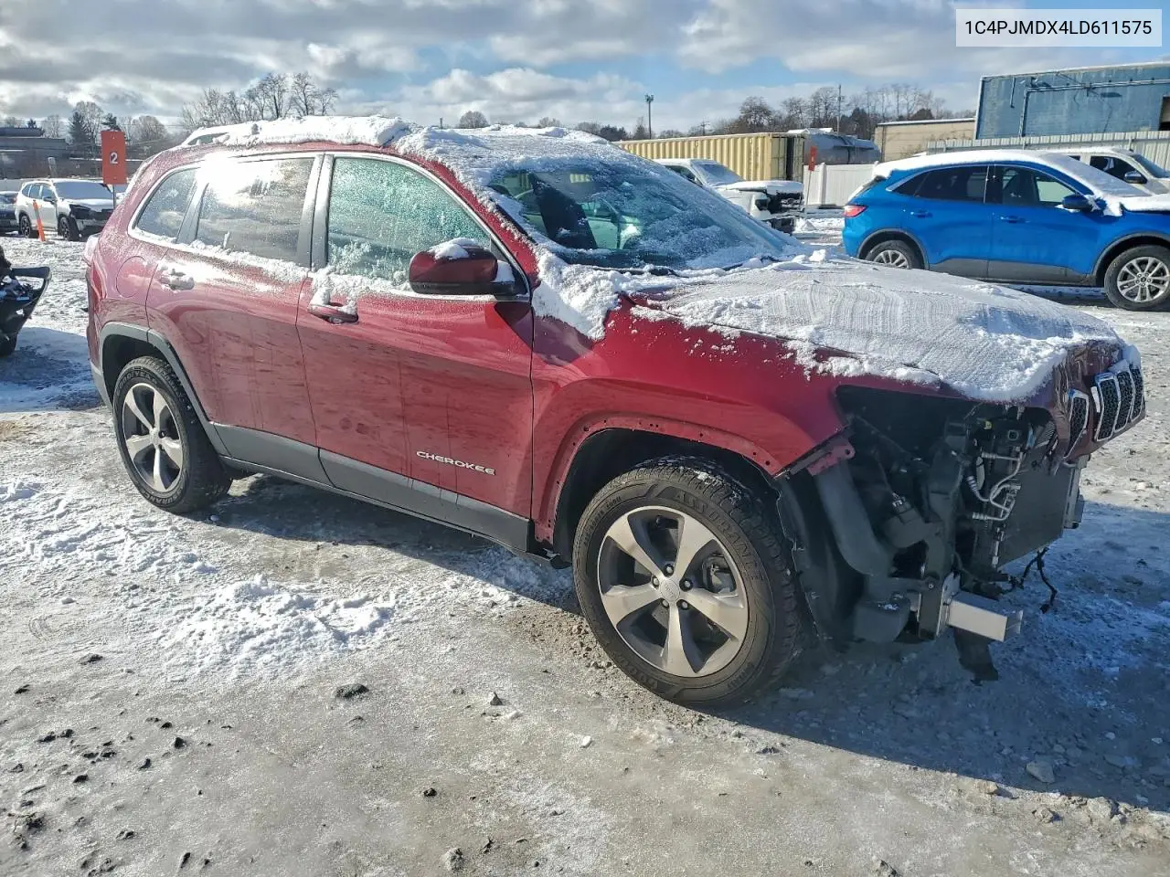1C4PJMDX4LD611575 2020 Jeep Cherokee Limited