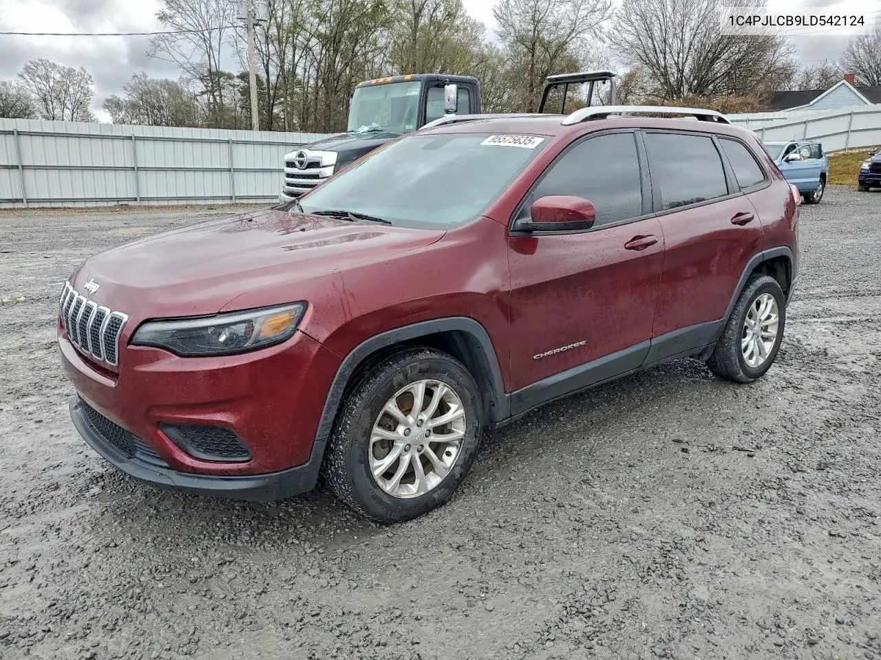 1C4PJLCB9LD542124 2020 Jeep Cherokee Latitude