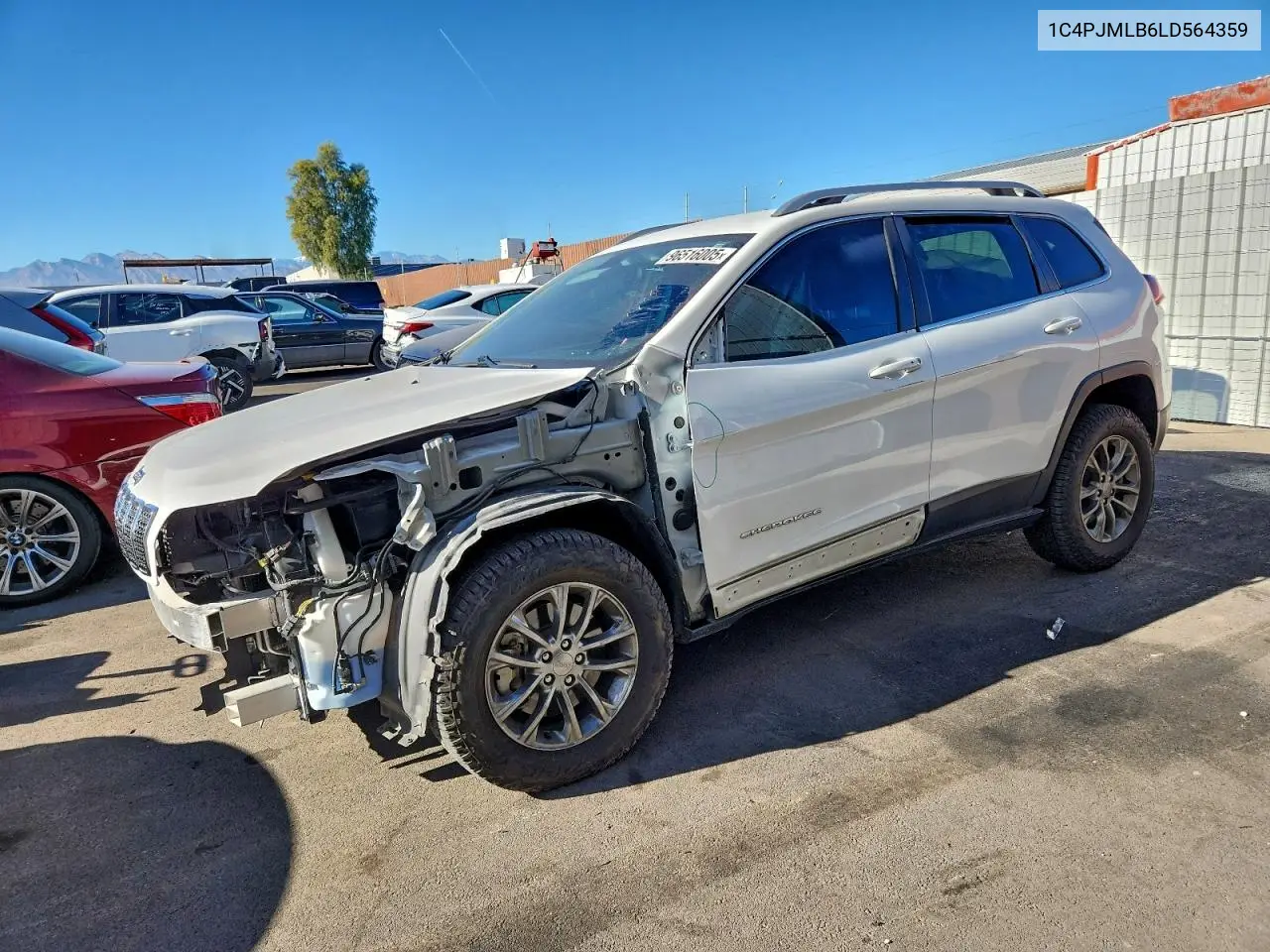1C4PJMLB6LD564359 2020 Jeep Cherokee Latitude Plus