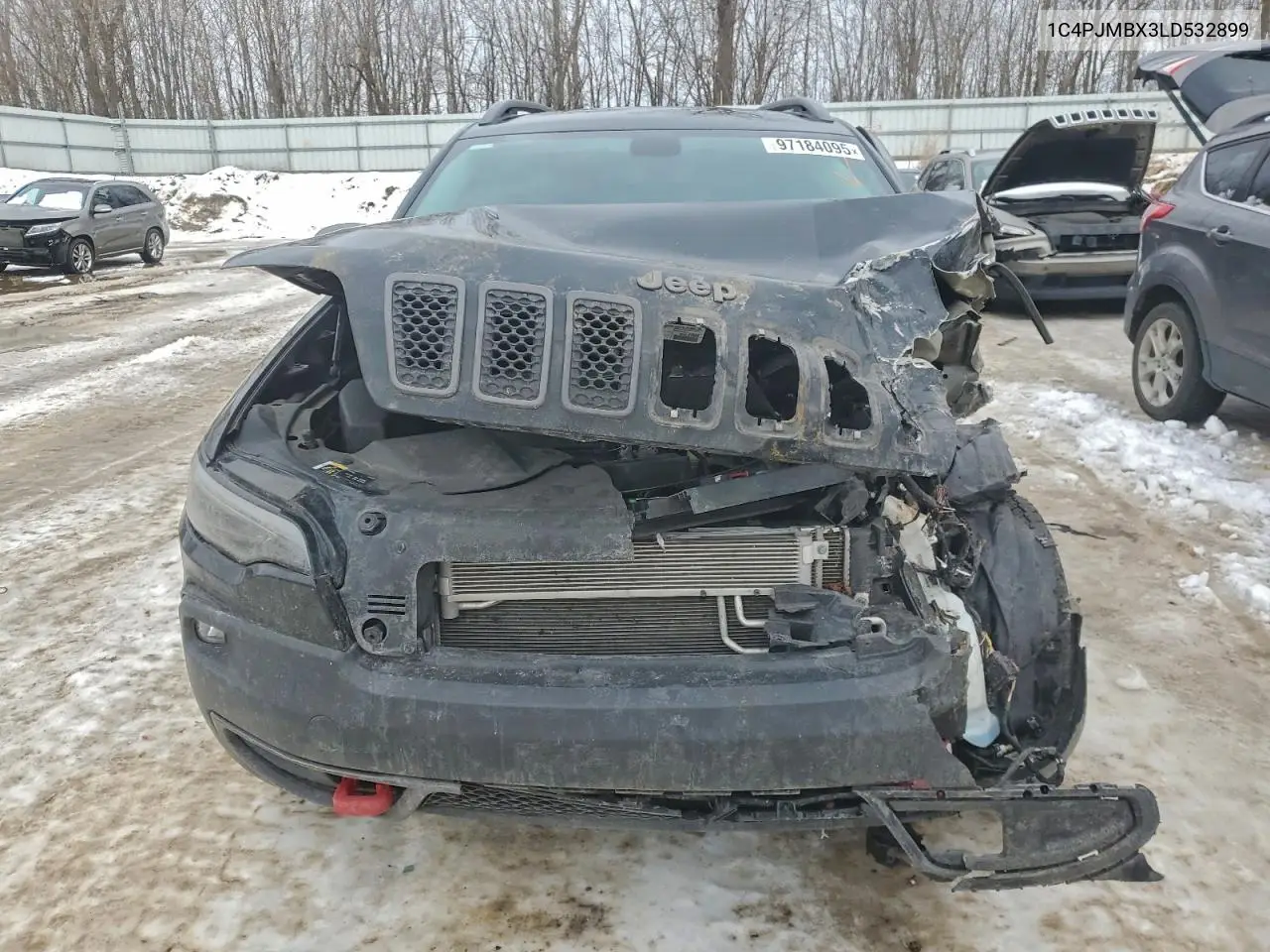 1C4PJMBX3LD532899 2020 Jeep Cherokee Trailhawk