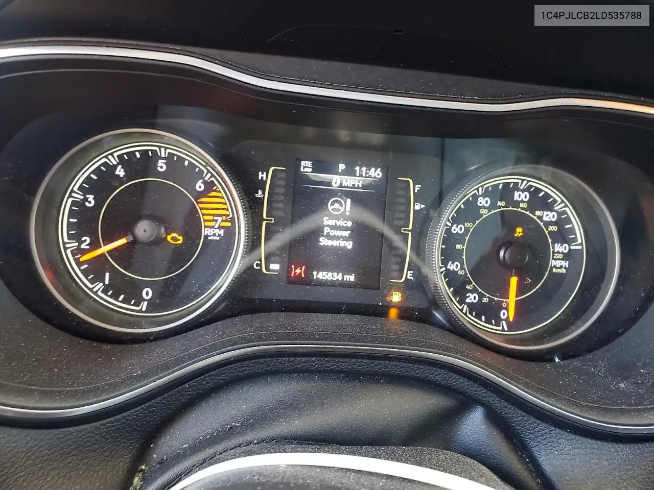 1C4PJLCB2LD535788 2020 Jeep Cherokee Latitude