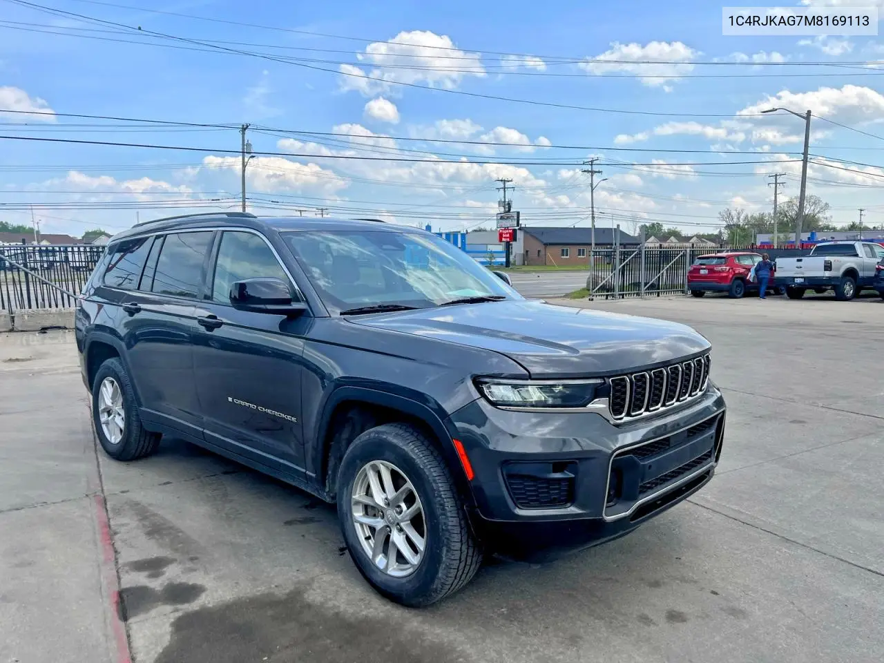1C4RJKAG7M8169113 2021 Jeep Grand Cherokee L Laredo