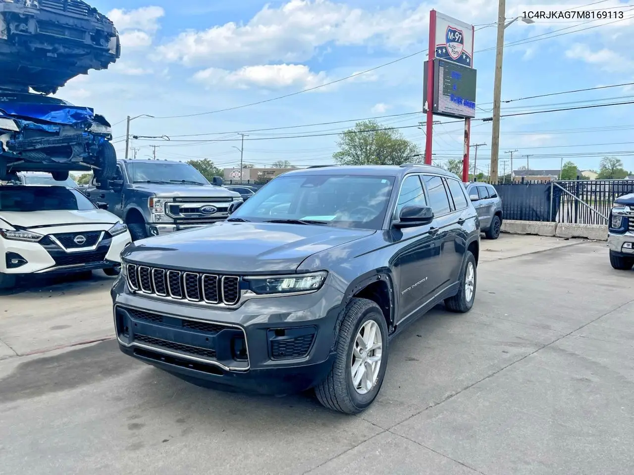 1C4RJKAG7M8169113 2021 Jeep Grand Cherokee L Laredo