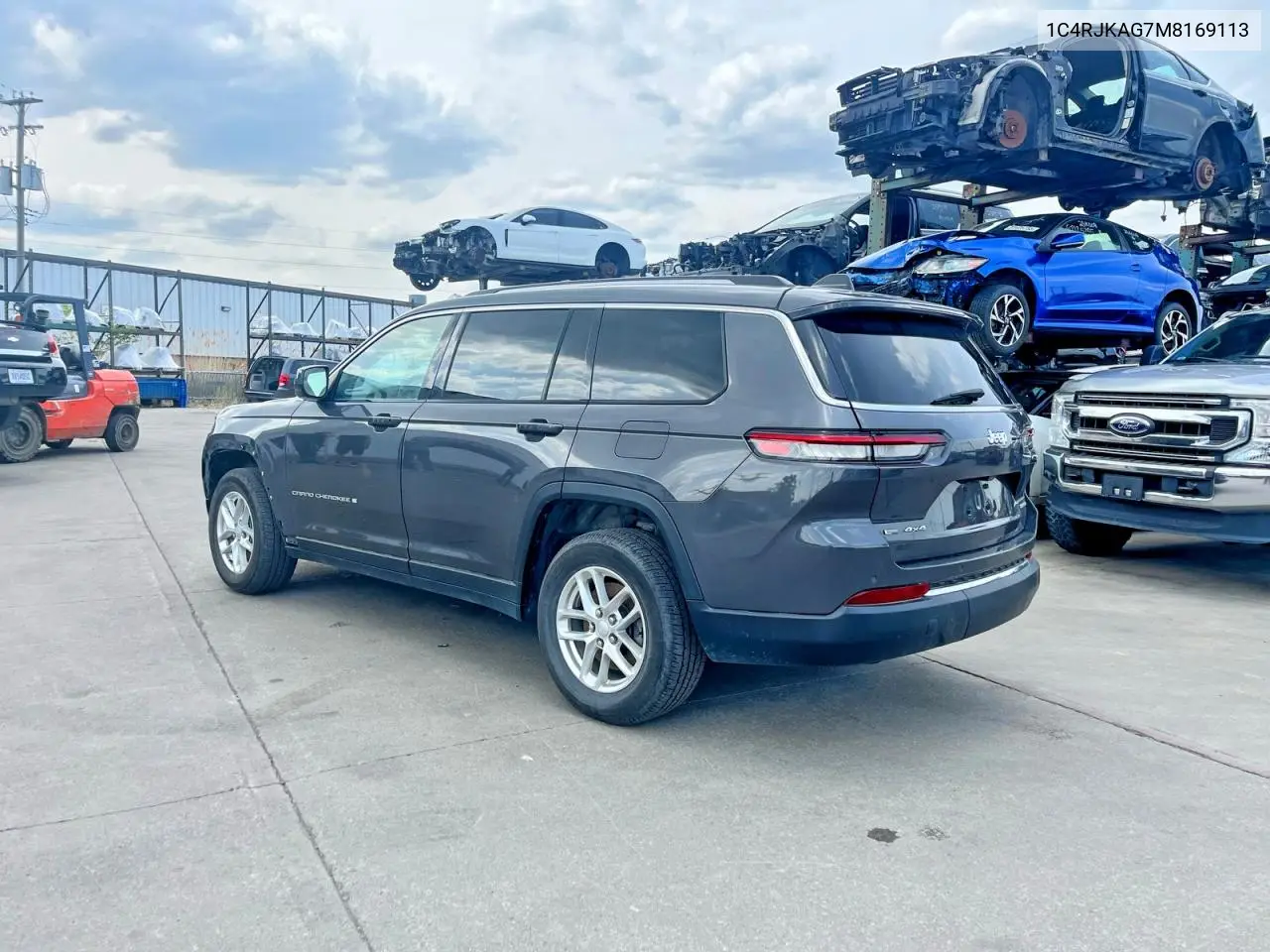 1C4RJKAG7M8169113 2021 Jeep Grand Cherokee L Laredo