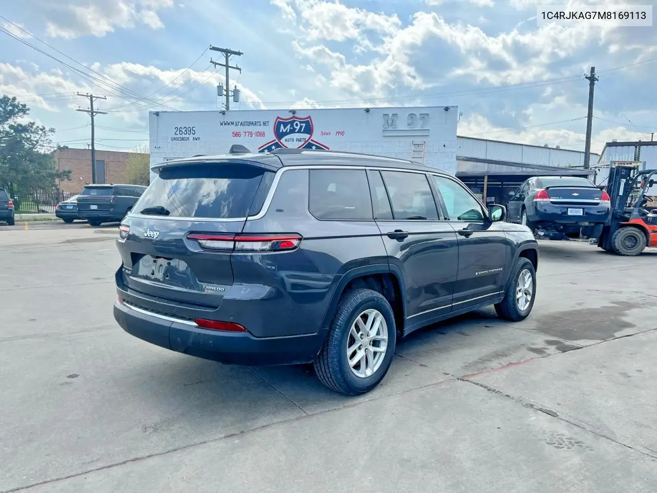 1C4RJKAG7M8169113 2021 Jeep Grand Cherokee L Laredo