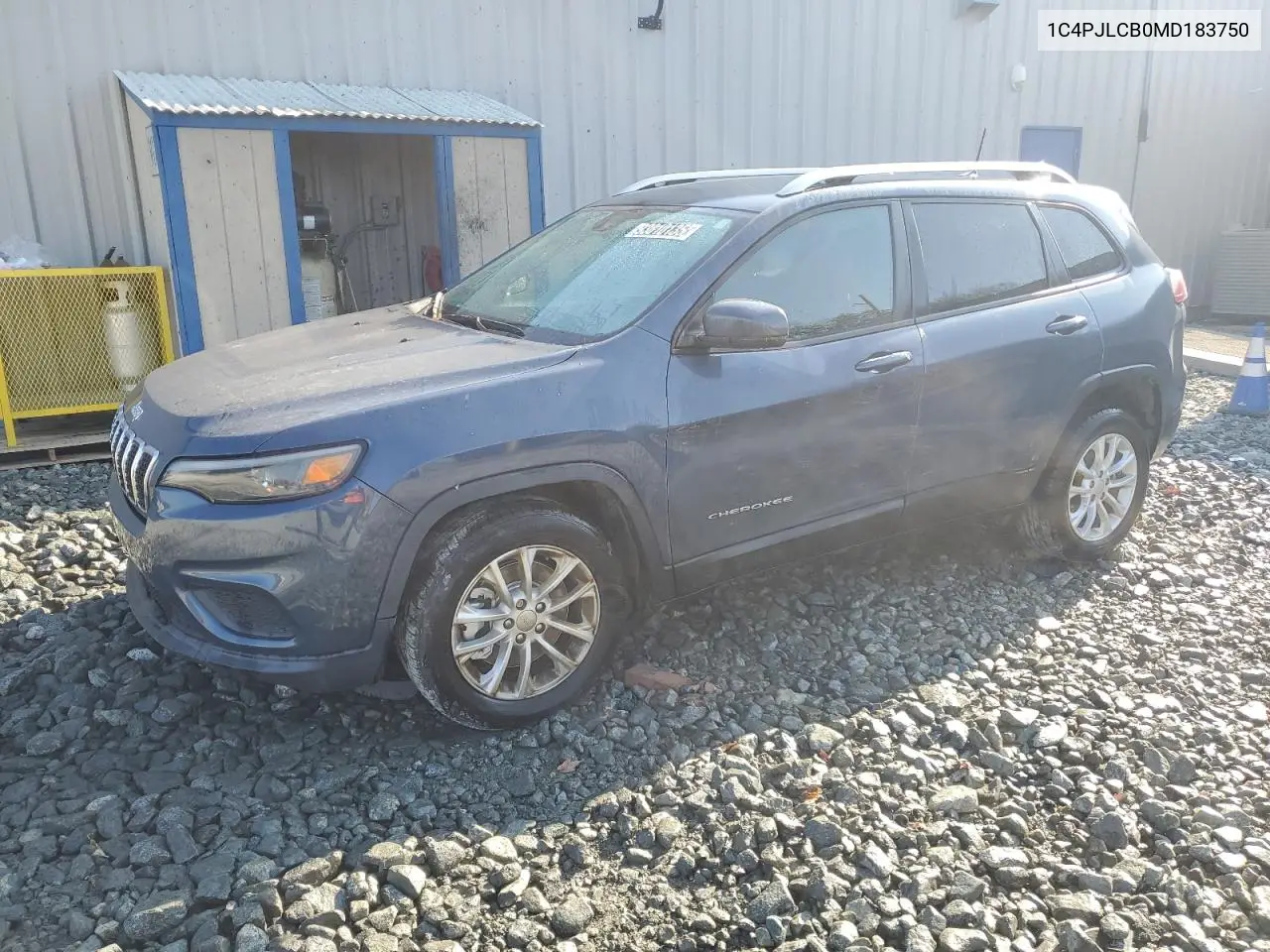 1C4PJLCB0MD183750 2021 Jeep Cherokee Latitude