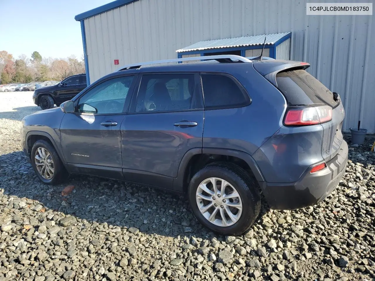 1C4PJLCB0MD183750 2021 Jeep Cherokee Latitude
