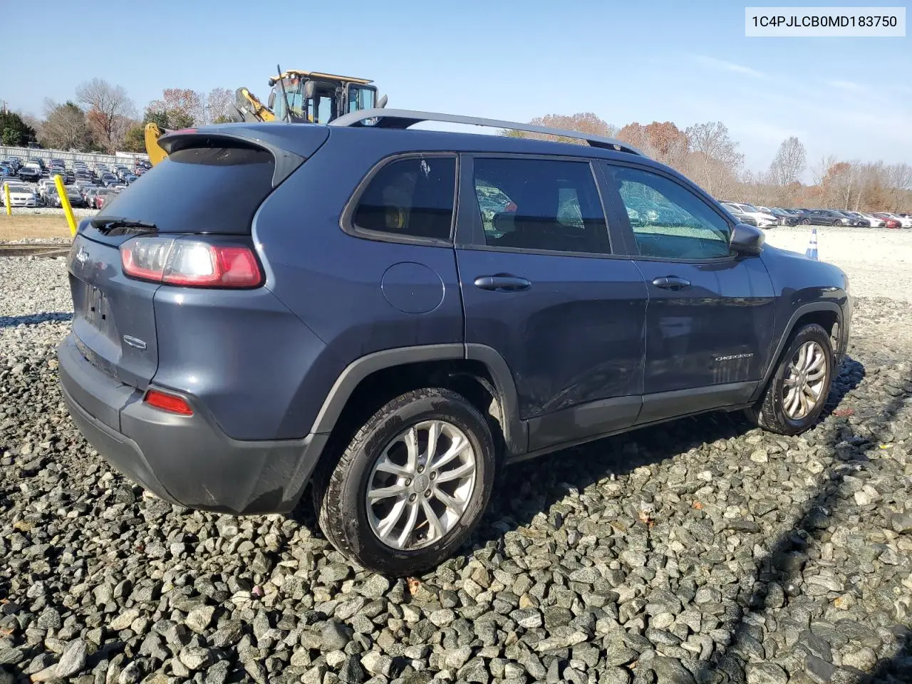 1C4PJLCB0MD183750 2021 Jeep Cherokee Latitude