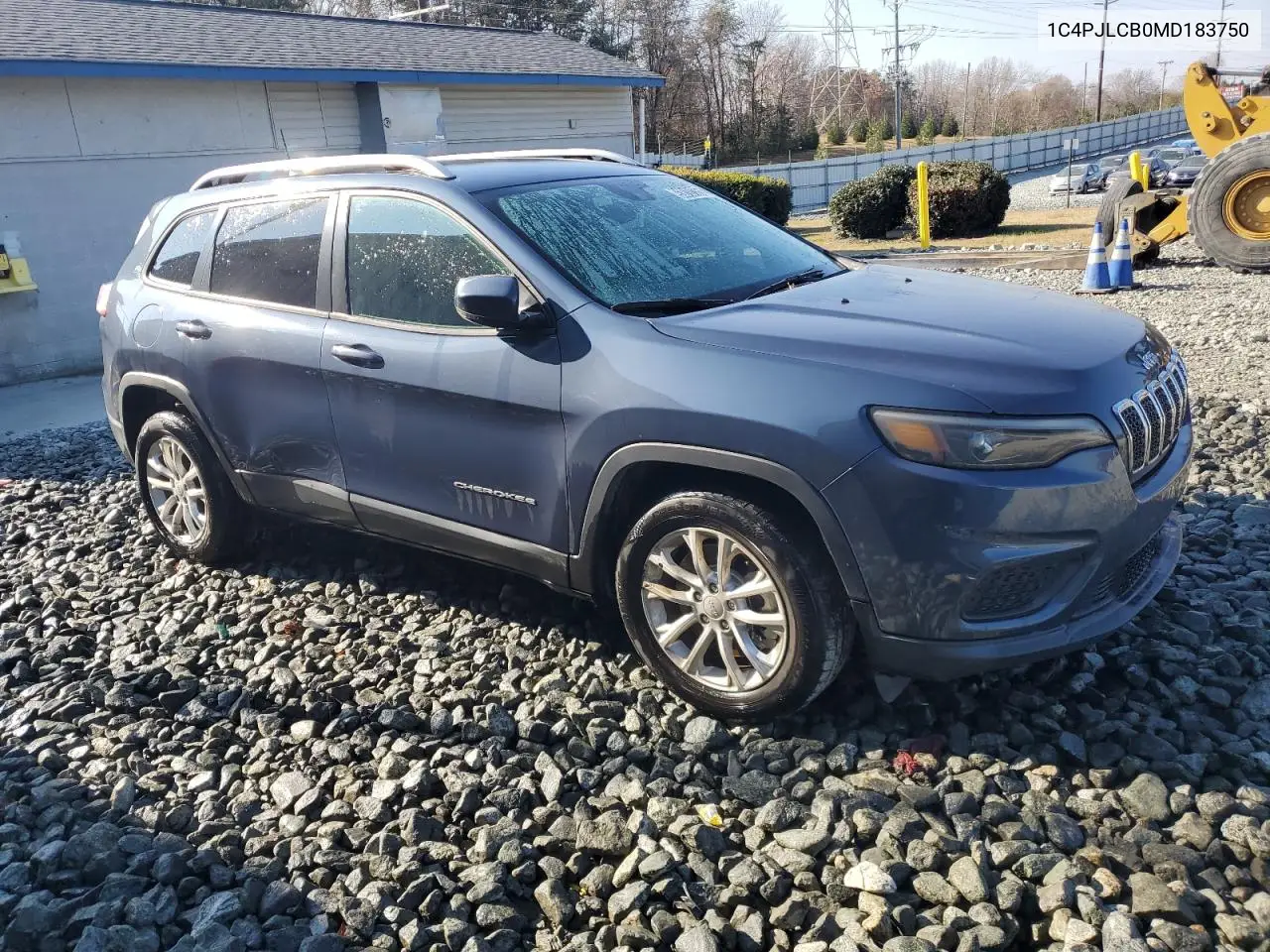 1C4PJLCB0MD183750 2021 Jeep Cherokee Latitude