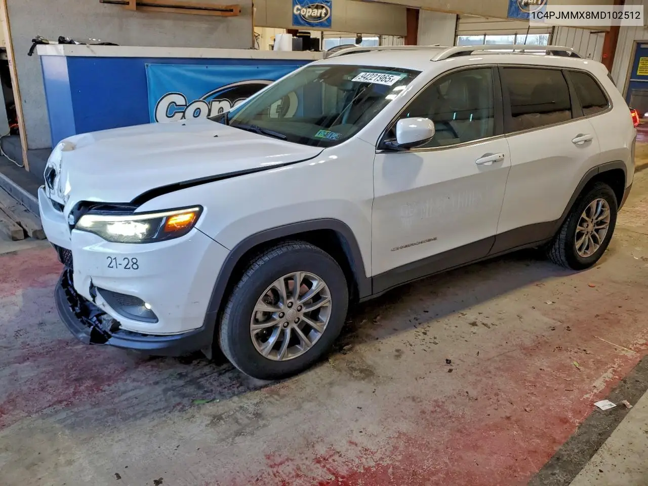 1C4PJMMX8MD102512 2021 Jeep Cherokee Latitude Lux