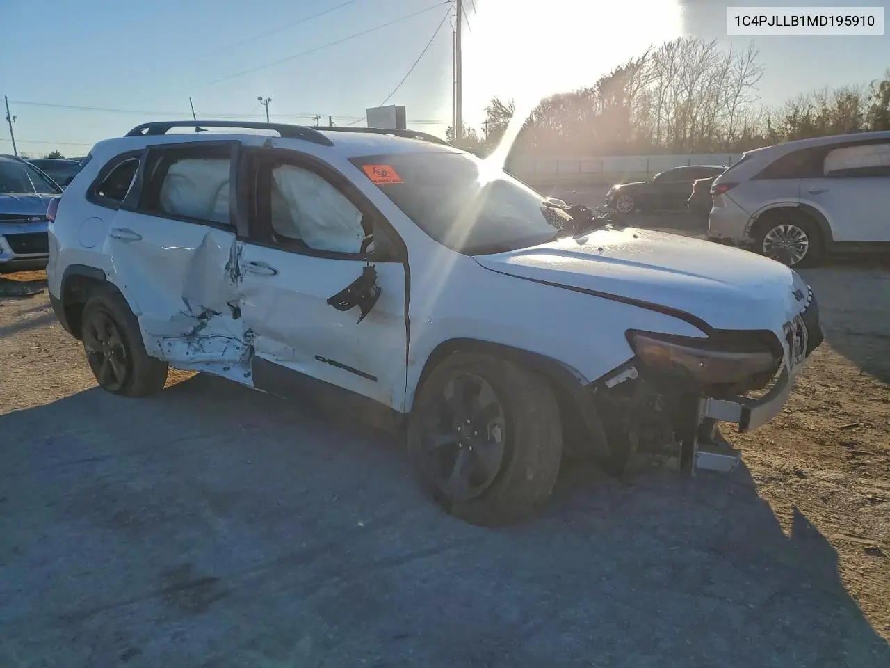 1C4PJLLB1MD195910 2021 Jeep Cherokee Latitude Plus