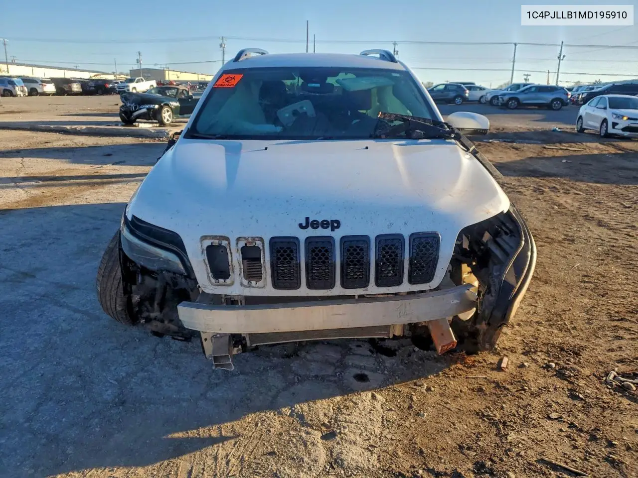 1C4PJLLB1MD195910 2021 Jeep Cherokee Latitude Plus