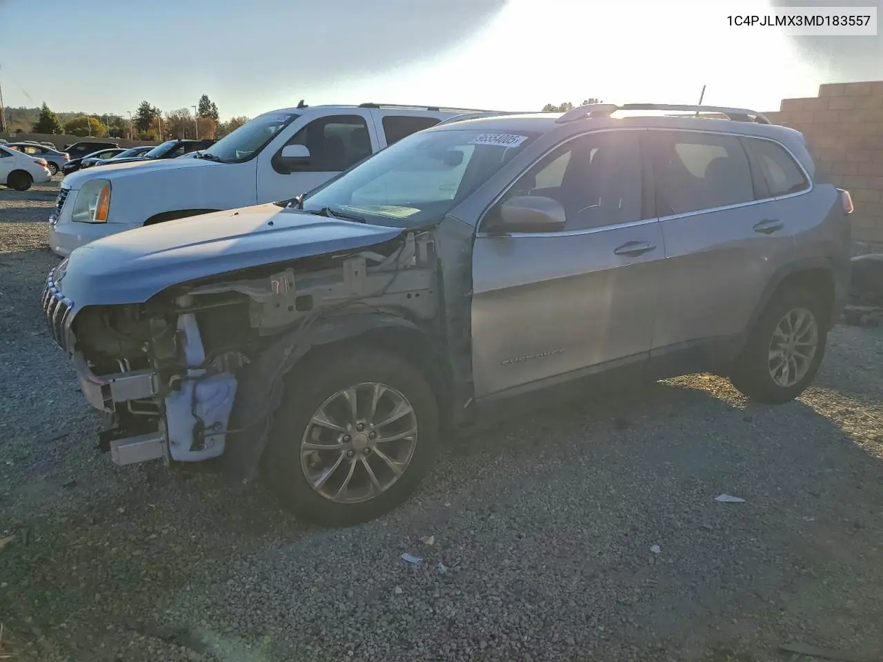 1C4PJLMX3MD183557 2021 Jeep Cherokee Latitude Lux