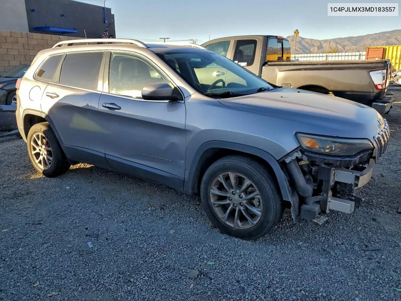 1C4PJLMX3MD183557 2021 Jeep Cherokee Latitude Lux