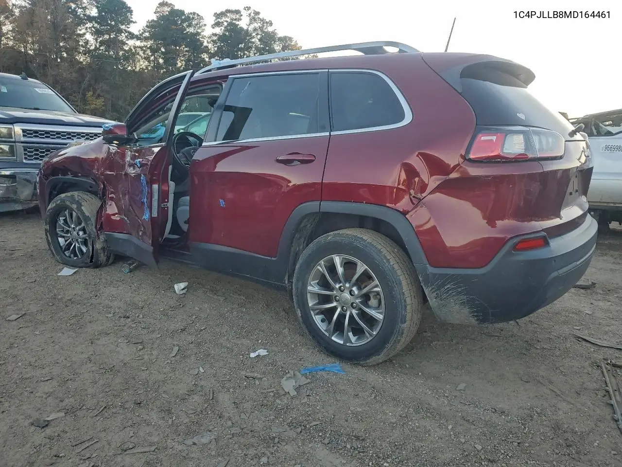 1C4PJLLB8MD164461 2021 Jeep Cherokee Latitude Plus