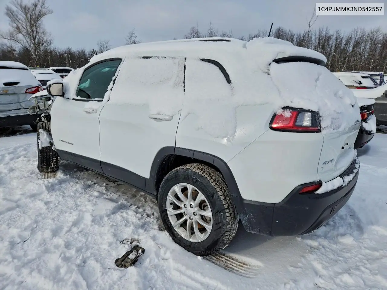 1C4PJMMX3ND542557 2022 Jeep Cherokee Latitude Lux