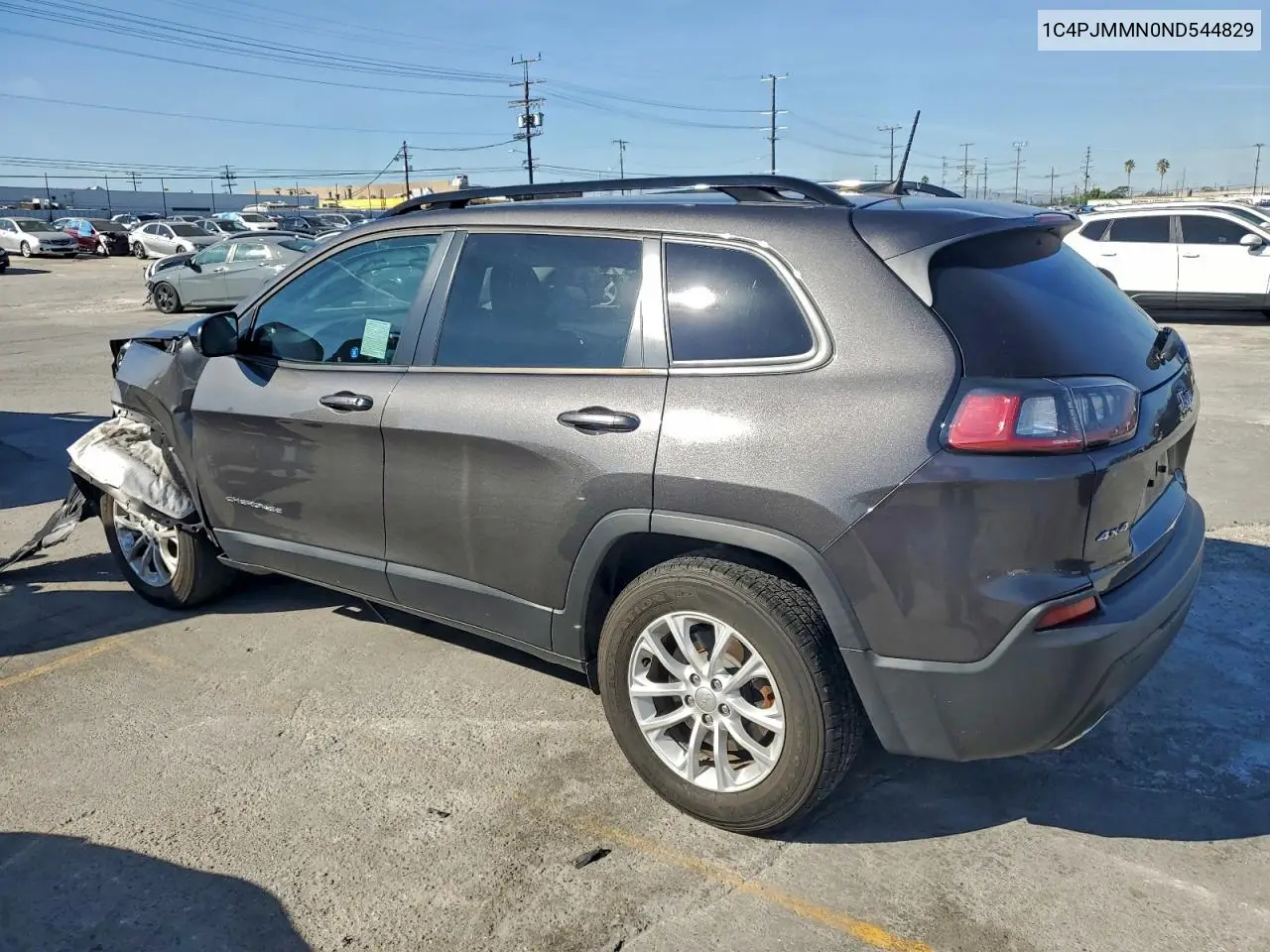 1C4PJMMN0ND544829 2022 Jeep Cherokee Latitude Lux