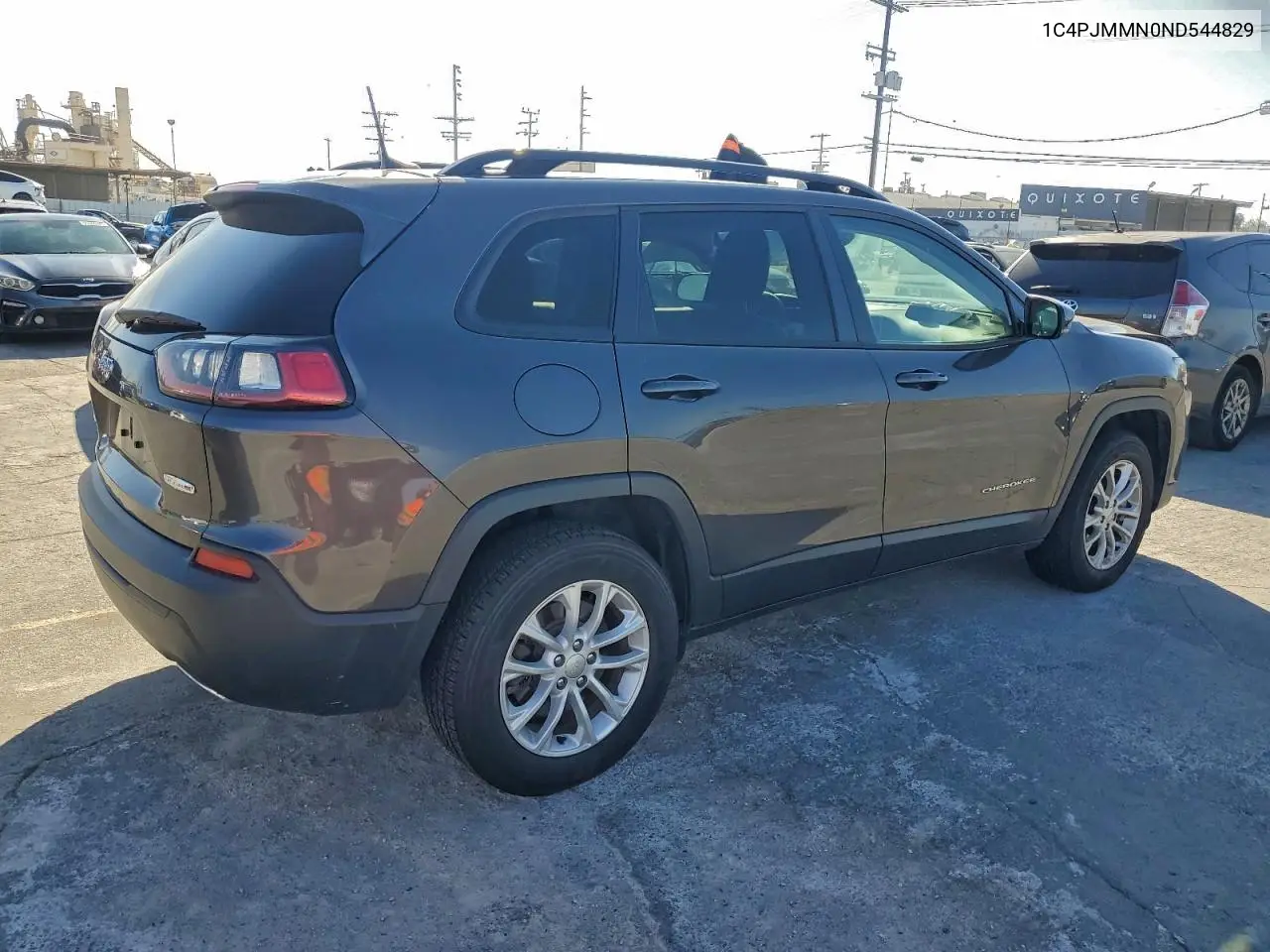 1C4PJMMN0ND544829 2022 Jeep Cherokee Latitude Lux