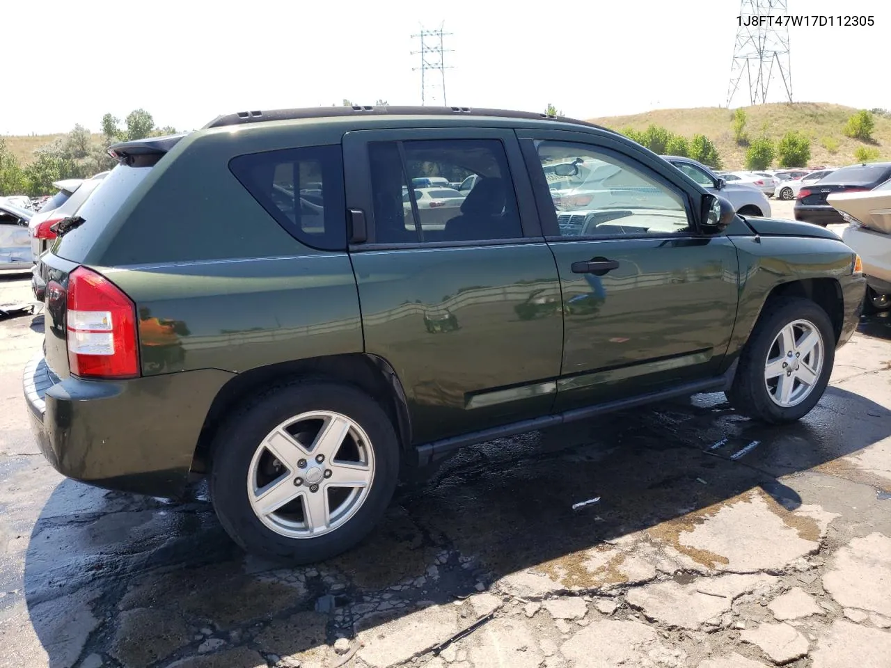 2007 Jeep Compass VIN: 1J8FT47W17D112305 Lot: 62735714