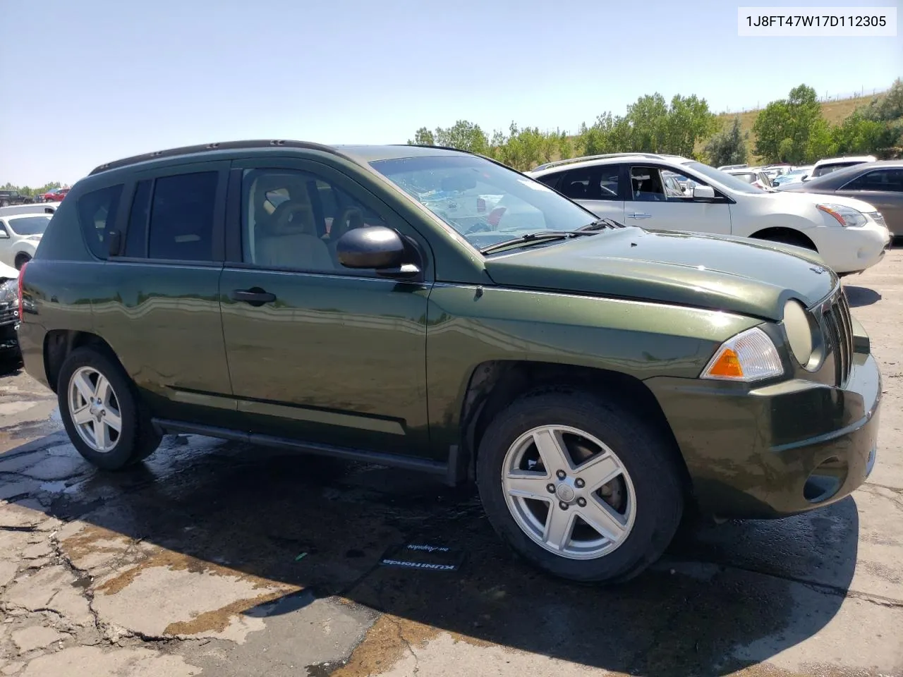 2007 Jeep Compass VIN: 1J8FT47W17D112305 Lot: 62735714