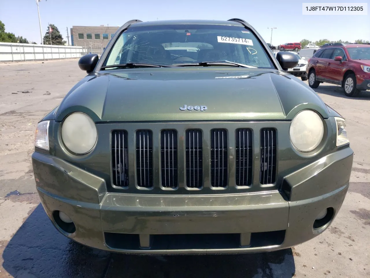 2007 Jeep Compass VIN: 1J8FT47W17D112305 Lot: 62735714