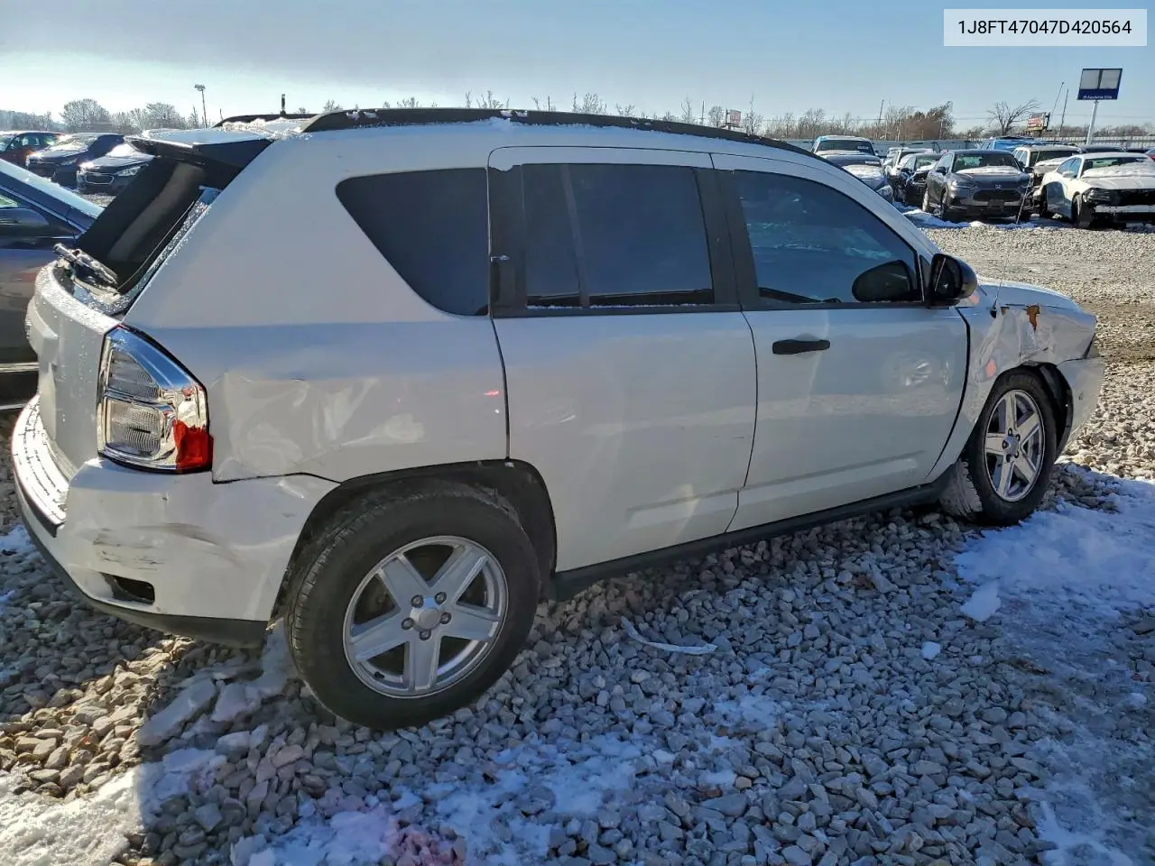 1J8FT47047D420564 2007 Jeep Compass