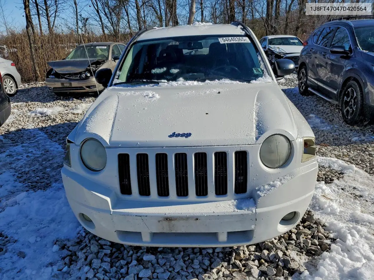 1J8FT47047D420564 2007 Jeep Compass