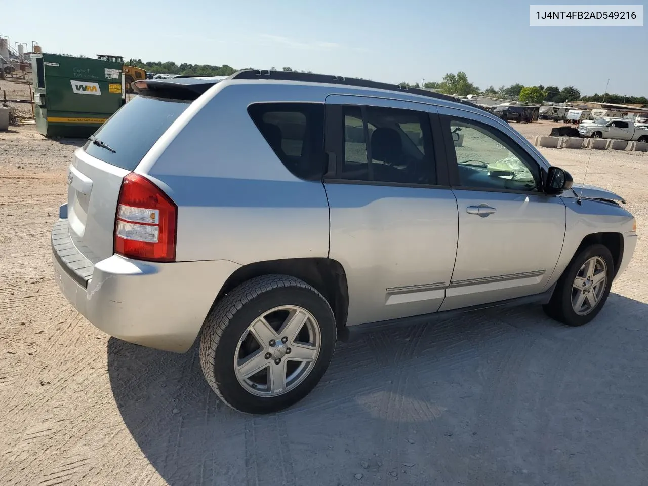 2010 Jeep Compass Sport VIN: 1J4NT4FB2AD549216 Lot: 68661044