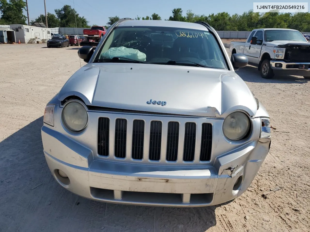 2010 Jeep Compass Sport VIN: 1J4NT4FB2AD549216 Lot: 68661044