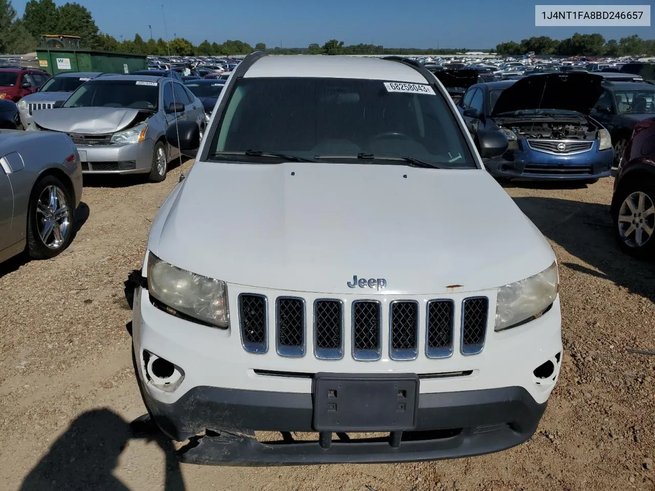 2011 Jeep Compass Sport VIN: 1J4NT1FA8BD246657 Lot: 68258043