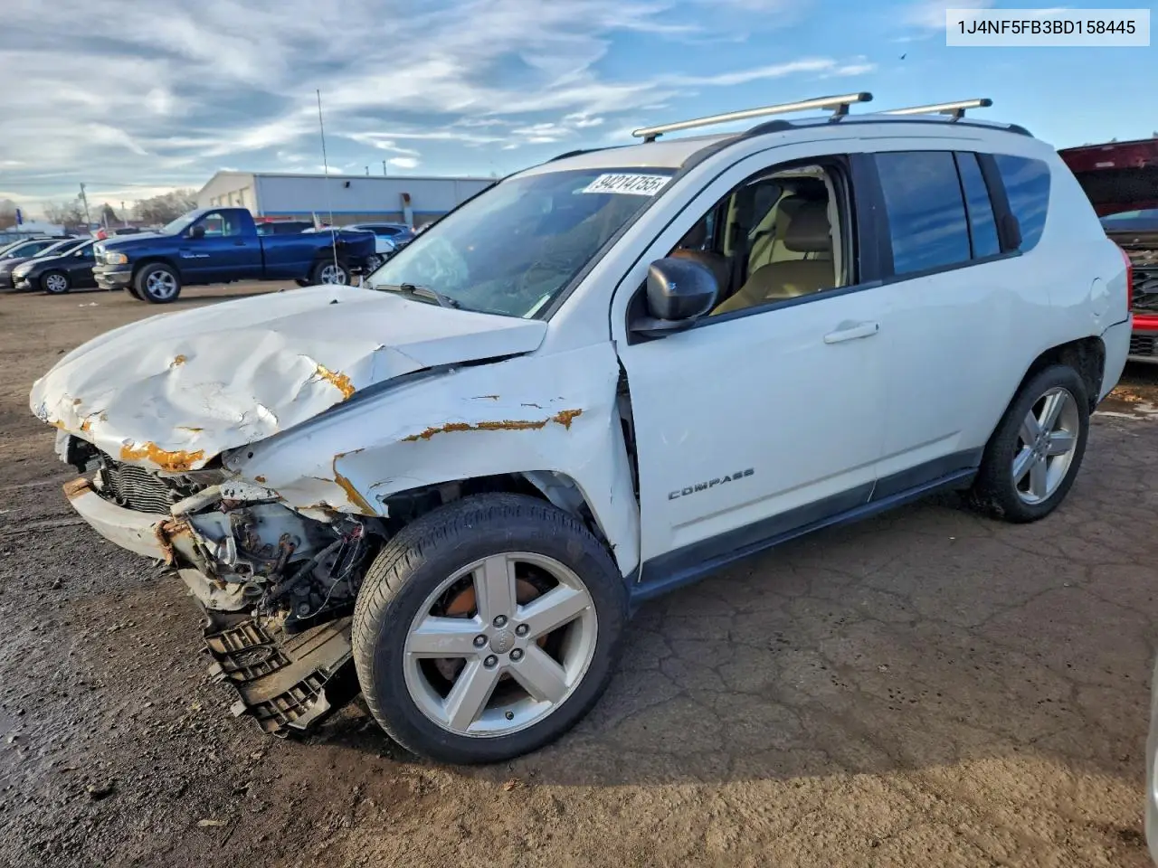 1J4NF5FB3BD158445 2011 Jeep Compass Limited